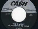 Lee Maye/Gp-All I Want Is Someone To Love-NM Cash Doo Wop 45 