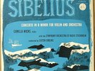Sibelius-Concerto D Minor Violin Orch-Capitol 8175-EHRLING/WICKS STOCKHOLM