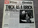 JETHRO TULL thick as a brick 3268 ORIGINAL MASTER RECORDING record LP MFSL 1-187