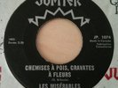 LES MISERABLES CHEMISES A POIS VERY RARE 45 QUEBEC CANADA GARAGE PUNK 