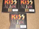 KISS ALIVE 3 RED, WHITE & BLUE SEALED MATCHING #612 COLORED VINYL