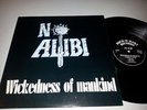 NO ALIBI wickedness of mankind LP `91 rock-o-rama rebelles isd  Oi PUNK KBD