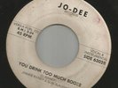 BLUES JUMP R&B DRINKER--JIMMIE RANEY & SLIM SLAUGHTER--HEAR BOTH--JO-DEE