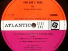 YES Time And A Word UK 1970 Atlantic 1st press red/plum label mintish disc