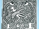 ORIGINAL 1983 KEITH HARING ART PRINT & HIP HOP B.BOY RECORD EX RARE