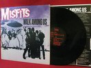 THE MISFITS Walk Among Us LP 1982 2nd PRESS w/ insert PINK LOGO VG+/VG+ Vinyl