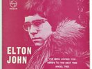 ELTON JOHN I've Been Loving You  PORTUGUESE Unique PS 7''45 PORTUGAL EP