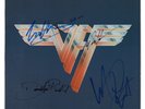 VAN HALEN - SIGNED BY BAND - VINYL LP (SLEEVE ONLY) 100% ORIGINAL