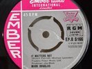 MARK DOUGLAS-IT MATTERS NOT/UPSIDE DOWN-EMBER EMBS166-1962-JOE MEEK/RGM SOUND