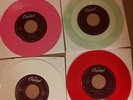 Beatles Jukebox Set of 4 45s Colored Vinyl Near Mint condition