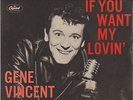 GENE VINCENT IF YOU WANT MY LOVIN EP 45 CAPITOL EAP 20173 AINT SHE SWEET