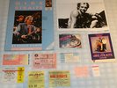 DIRE STRAITS Knopfler BROTHERS IN ARMS LOT: 8x tickets, book, press photo...