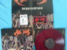 ANAL VOMIT - Depravation - DIE HARD Red LP w/ Patch, Poster, Sticker - RARE