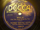 Frankie ( Half Pint ) Jaxon and The Harlem Hamfats Decca 7286-A-B