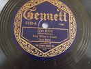 KING OLIVER'S Creole JAZZ BAND Gennett 5133 78RPM Just Gone / Canal Street Blues