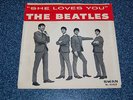 THE BEATLES SHE LOVES YOU & I'LL GET YOU  SWAN S-4152 W/ PS VINYL NM PS VG++