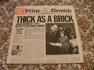 Jethro Tull - Thick As A Brick - Rare 1st Issue Vinyl Newspaper Sleeve CHR 1003