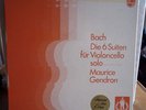 BACH The 6 Cello Suites MAURICE GENDRON Philips 6770005 stunning 3 LP Holland