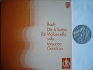GENDRON, MAURICE Bach 6 Cello Solo Suites DUTCH PHILIPS 3LP BOX 6770 005 MINT