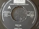 Double A-side Bobby Paris - Night Owl / Yvonne Baker - You Didn't say a word