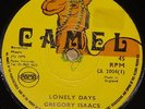 GREGORY ISAACS   LONELY DAYS   SKA SKINHEAD ROOTS REGGAE   UK PAMA CAMEL 7