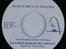 Modern Soul 45 AIR FORCE BAND We're In This Love Together HEAR VG++