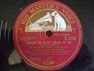 Beethoven Quartet No.16 in F op. 135 /  Loewenguth Quartet 4 x HMV 78 rpm