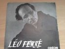 Rare 45t french ep Leo Ferre Le Pont Mirabeau Odeon MOE 2096 Top Superbe