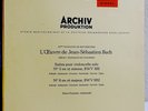 PIERRE FOURNIER, violoncello- Sebastian Bach Archiv Produktion stereo