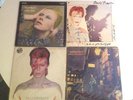 DAVID BOWIE 4 LP VINYL Ziggy Stardust Scary Monsters Aladdin Sane Hunky Dory LOT