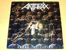 ANTHRAX - Among the Living LP 1st Press + Autogramme, signed by all, RAR