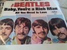The Beatles BABY YOUR A RICH MAN/ALL YOU NEED IS LOVE 45 WITH PS