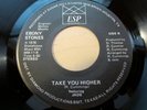 Rare Modern Soul 45 EBONY STONES featuring JADE take you higher ESP texas LISTEN