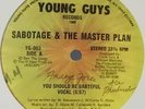 ELECTRO RAP* Sabotage & The Master Plan - You Should Be Grateful *SCARCE* 1985