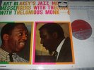 ART BLAKEYS JAZZ MESSENGERS WITH THELONIOUS MONK MINT UK 1959 JAZZ LP LISTEN