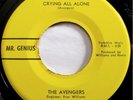 * AVENGERS Crying All Alone/No Wonder RARE GARAGE NORTHERN SOUL Mr Genius HEAR