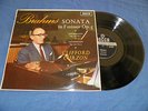 Brahms - Sonata in F Minor - Curzon - UK 1st ED1 WBG DECCA Stereo SXL 6041 LP
