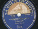 Babeth Leonet plays Gabriel Faure Barcarole N. 4 + 13   french HMV 78 rpm