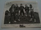 IRON MAIDEN SIGNED PROMO PHOTO