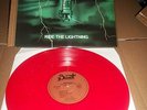 METALLICA VERY RARE RED VINYL GREEN COVER 1984 RIDE THE LIGHTNING DEAD MINT LP