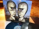 pink floyd / the division bell, blue vinyl with insert, reissue, top, rare, look