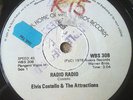 ELVIS COSTELLO ,  TRUE RHODESIA PRESSING , D.J. PROMO , RADIO RADIO