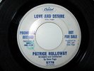 PATRICE HOLLOWAY - LOVE AND DESIRE - ECSTASY - CAPITOL DEMO