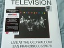 Television - Live at the Old Waldorf San Francisco RARE White Vinyl LP (SEALED)