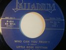 Funk Blues 45 LITTLE ROSE Who Can You Trust? / I'm In Bad Shape PALLADIUM Hear