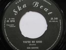 SKA MURDER Ken Boothe You're No Good UK Ska Beat 45 Listen 