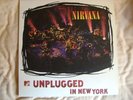NIRVANA original white Vinyl LP  MTV Unplugged in NEW YORK (1994)