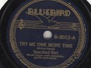 Bluebird 8012 SPECKLED RED Try Me One More Time GREAT BARREL HOUSE PIANO VG++/E-