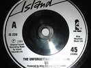 U2 The Unforgettable Fire Silver Label JUKE BOX 7