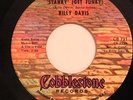 FUNK 45-BILLY DAVIS-STANKY GET FUNKY /I'VE TRIED on COBBLESTONE